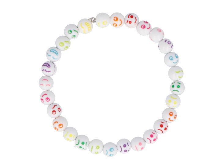 Innspiro 750 Cuentas de Plástico con Caras Sonrientes Colores Surtidos