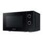 Samsung MS20A3010AL Microondas 700W 20 Litros Negro Puerta Cristal Diales Mecánicos