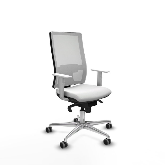 PIQUERAS Y CRESPO Silla de oficina Horna con mecanismo Sincro, Blanco PIQUERAS Y CRESPO Silla de oficina Horna con mecanismo Sincro, Blanco