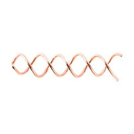 Bifull Coiled Pin Pasador de Giro en Espiral Bronze (2 Unidades)