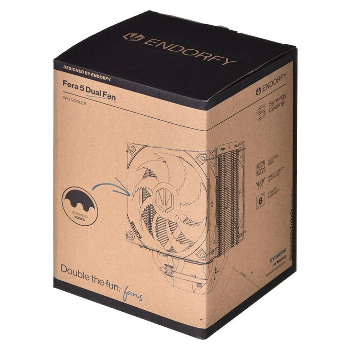 Endorfy Fera 5 Dual Fan Refrigerador de aire Negro