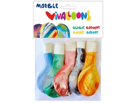 Blanca Globo 100% Latex Biodegradable Blister 5 Unidades Colores Surtidos