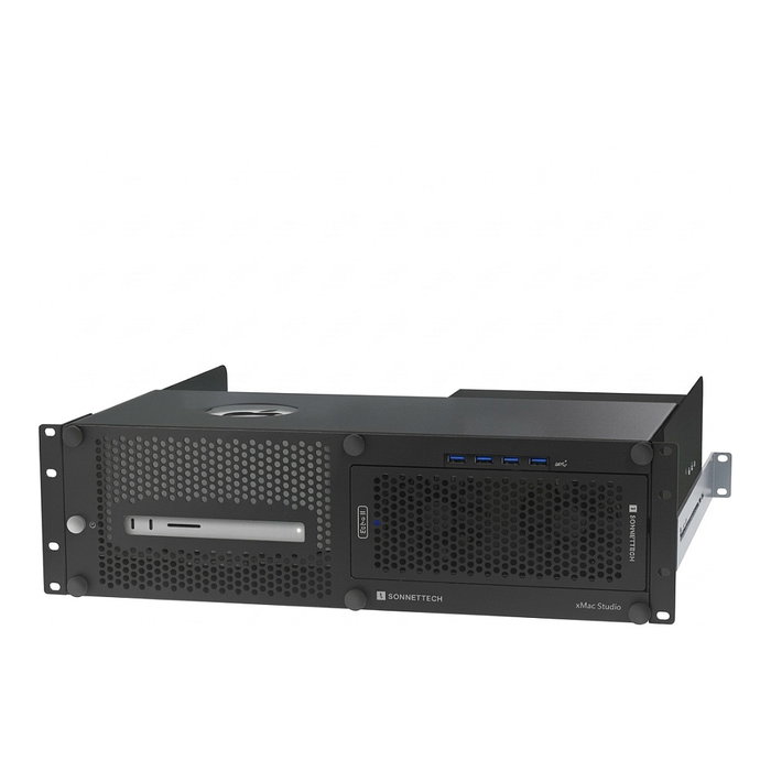 Sonnet xMac Studio / Echo II DV Module Thunderbolt 5, negro, 3 Hheneinheiten Sonnet xMac Studio / Echo II DV Module Thunderbolt 5, negro, 3 Hheneinheiten