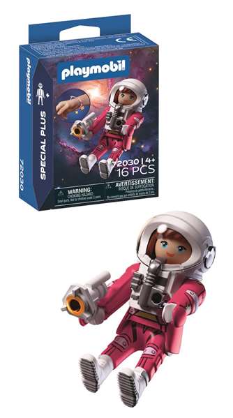 Playmobil Figura de Mujer Astronauta, Muñeca de Acción para Niños y Niñas de 4 a 10 Años