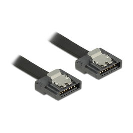 DeLOCK Cable SATA III FLEXI 30 cm negro