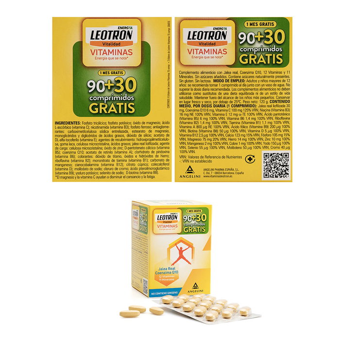 Leotron Vitaminas 90 + 30 de regalo