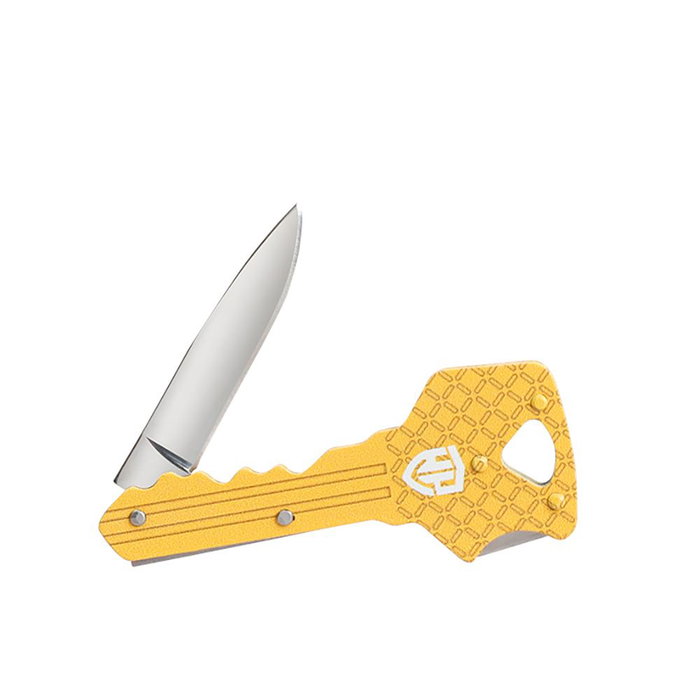 Workpro Llave Navaja 40 mm Plegable Dorada para Llavero