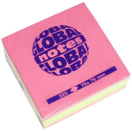 Taco Notas Cubo 320H 75X75 Colores Brillantes (4X80H)