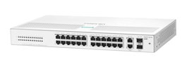 Hewlett Packard Enterprise Aruba Instant On 1430 Switch 26p Gigabit con 24 Puertos PoE, 2 Puertos SFP y Energía Eficiente para Oficina y Pequeña Empresa