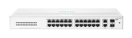 Hewlett Packard Enterprise Aruba Instant On 1430 Switch 26p Gigabit con 24 Puertos PoE, 2 Puertos SFP y Energía Eficiente para Oficina y Pequeña Empresa