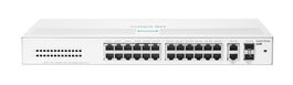 Hewlett Packard Enterprise Aruba Instant On 1430 Switch 26p Gigabit con 24 Puertos PoE, 2 Puertos SFP y Energía Eficiente para Oficina y Pequeña Empresa