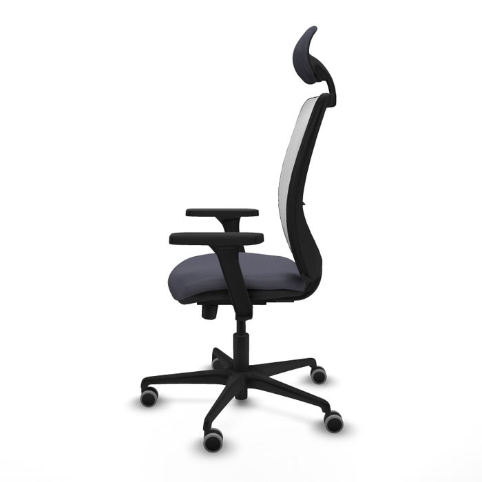 PIQUERAS Y CRESPO Silla de oficina Zulema Gris oscuro y Blanco PIQUERAS Y CRESPO Silla de oficina Zulema Gris oscuro y Blanco