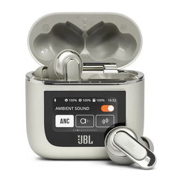 JBL Tour Pro 2 Auriculares Inalámbricos Intraurales Bluetooth 5.3 con Estuche de Carga, Reducción Activa de Ruido (ANC), 40h Autonomía, Gris