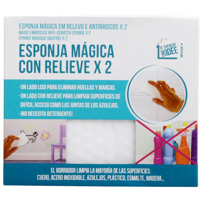 Je cherche une Idee JGO. 2 Esponjas Mágicas Surtidas