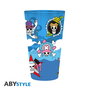 Abystyle Vaso Grande One Piece 400 ml de Vidrio con Diseño de Calaveras - Merchandising Oficial de Anime