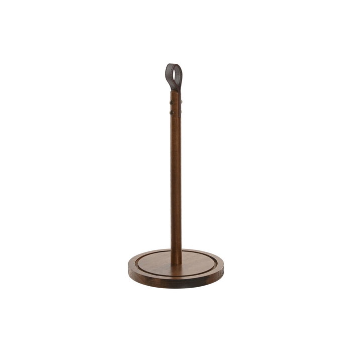 DKD Home Decor Portarrollos de Acacia y PU Natural