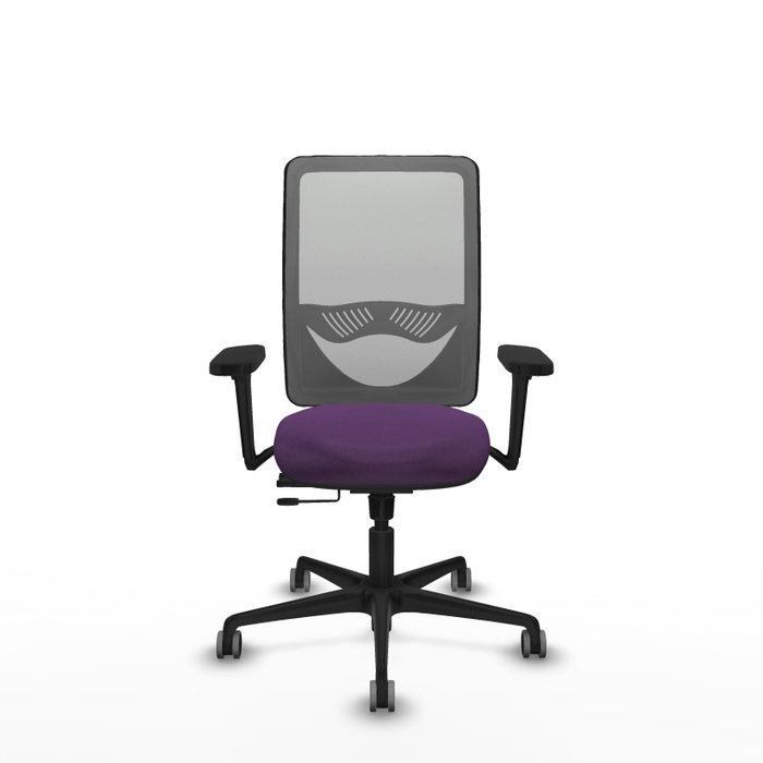 PIQUERAS Y CRESPO Silla de oficina Zulema con mecanismo Sincro/Traslack, Morado y Gris PIQUERAS Y CRESPO Silla de oficina Zulema con mecanismo Sincro/Traslack, Morado y Gris