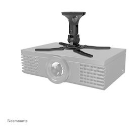 Neomounts BEAMER-C50 Soporte de Techo para Proyector, Negro, Capacidad 10KG, Altura 18.5cm