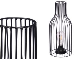 Giftdecor Lampara Forja Con Bombilla Forma Botella 16x38x16 cm (Set de 6)