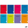 Papyrus Set de 10 Cuadernos Uniclasic Tapa Blanda Folio Pauta 3,5mm Colores Surtidos