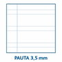 Papyrus Set de 10 Cuadernos Uniclasic Tapa Blanda Folio Pauta 3,5mm Colores Surtidos
