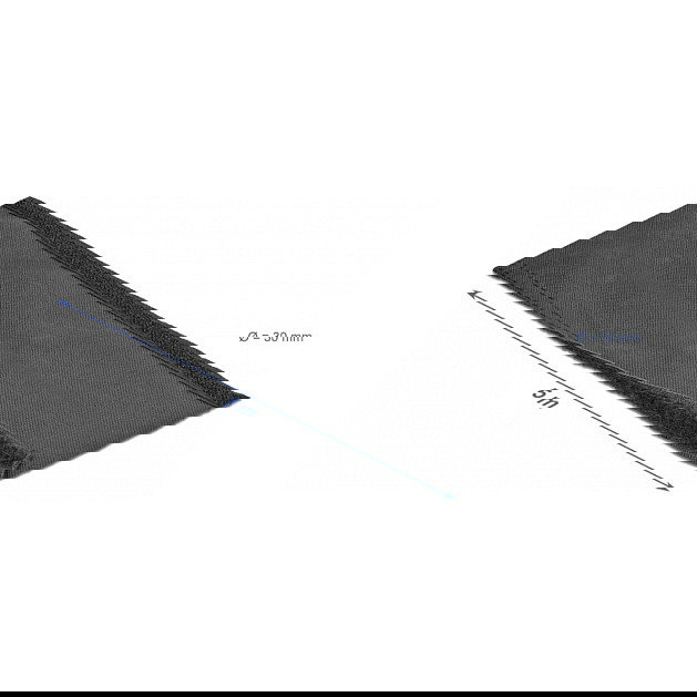 DeLOCK Manga Tejida con Cierre de Gancho y Lazo, Resistente al Calor 5 m x 30 mm, Negro, Plástico, -50 a 150 °C, 1 Pieza