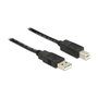 DeLOCK Cable USB 2.0 de 20 m, Tipo-A a Tipo-B, Negro