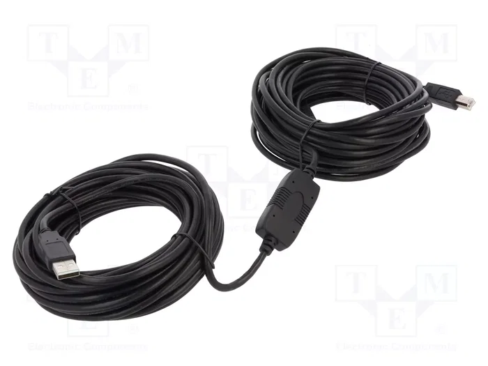 DeLOCK Cable USB 2.0 Tipo-A a Tipo-B de 20 m, Negro DeLOCK Cable USB 2.0 Tipo-A a Tipo-B de 20 m, Negro