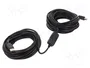 DeLOCK Cable USB 2.0 Tipo-A a Tipo-B de 20 m, Negro