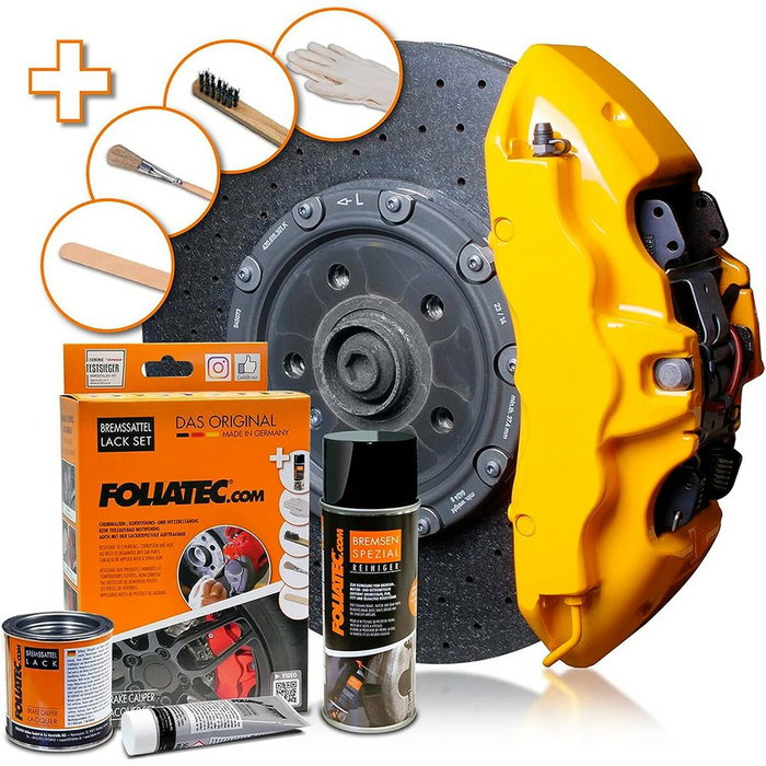 Foliatec Pintura para pinzas de freno Performance 4 Componentes Amarillo Foliatec Pintura para pinzas de freno Performance 4 Componentes Amarillo