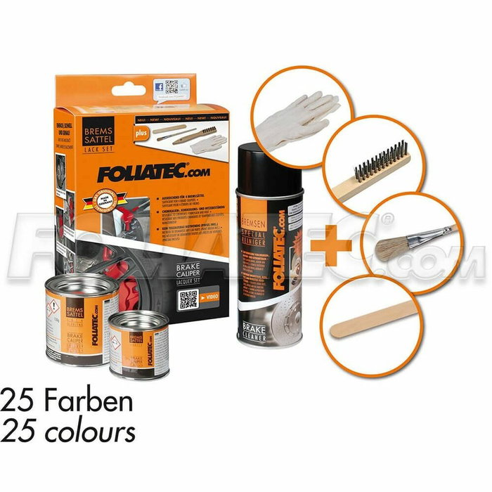 Foliatec Pintura para pinzas de freno Performance 4 Componentes Amarillo Foliatec Pintura para pinzas de freno Performance 4 Componentes Amarillo