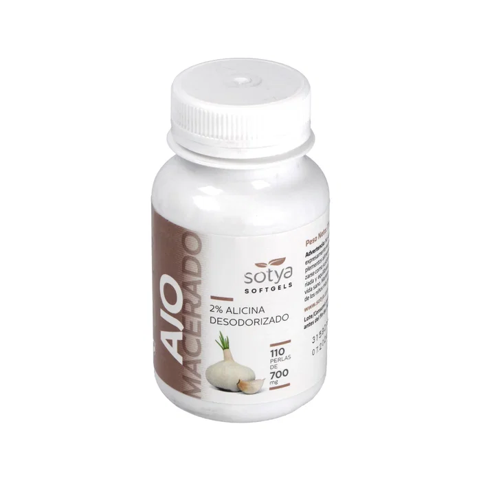 SOTYA Ajo Macerado 110 Perlas de 700mg SOTYA Ajo Macerado 110 Perlas de 700mg