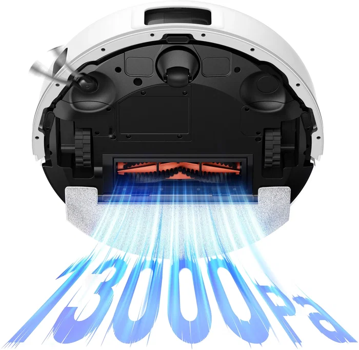 Mova Robot Aspirador y Friegasuelos E20S PRO, 13000 Pa Potencia Succión, Depósito Agua 330 ml, Color Blanco