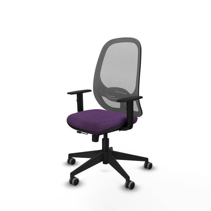 PIQUERAS Y CRESPO Silla de oficina Cilanco Morado y Gris