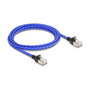 DeLOCK Cable de red RJ45 Cat.6A U/FTP Slim 2 m Azul