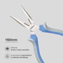 Hantums Alicate de boca semiredonda 160mm