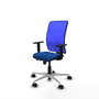 PIQUERAS Y CRESPO Silla de oficina Motilla Azul con mecanismo Sincro/Traslack