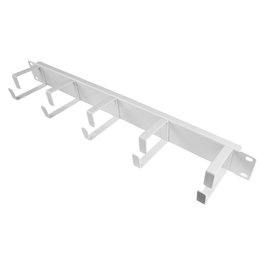 GoodConnections GC-N0156 Panel de Gestión de Cables 5-fach 19" 1U Blanco