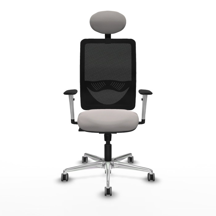 PIQUERAS Y CRESPO Silla de oficina Zulema con mecanismo Sincro, Blanco y Negro PIQUERAS Y CRESPO Silla de oficina Zulema con mecanismo Sincro, Blanco y Negro