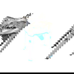 Campingaz Hornillo de Gas Camping Modelo Bivouac 203044 - 1 Zona, 950 g, Azul/Plata, Combustible Líquido