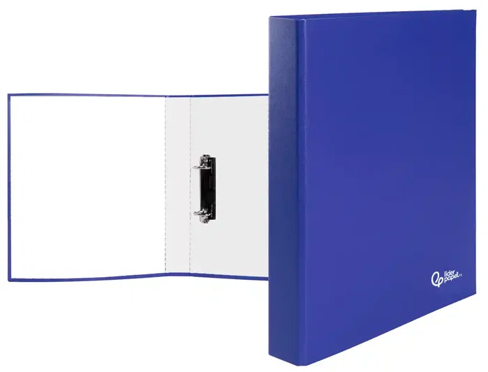 Liderpapel Carpeta de 2 anillas 25mm Azul Folio Liderpapel Carpeta de 2 anillas 25mm Azul Folio