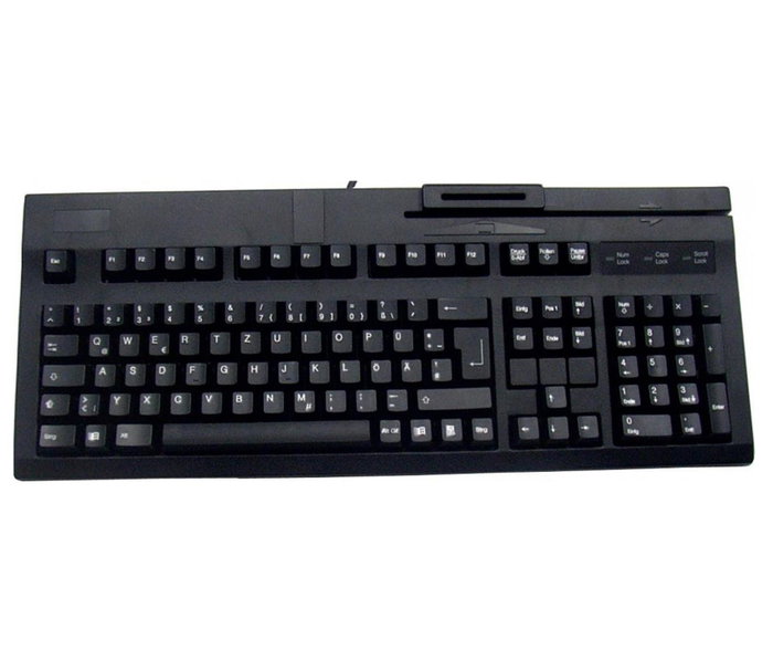 Active Key Teclado Expandido USB con Lector de Tarjeta Chip y Banda Magnética Mecánico MX Active Key Teclado Expandido USB con Lector de Tarjeta Chip y Banda Magnética Mecánico MX
