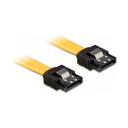 DeLOCK Cable SATA 0,5m Macho/Macho Amarillo