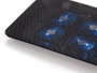 Conceptronic Base de refrigeración para portátiles CNBCOOLPADL4F con 4 ventiladores, Negro
