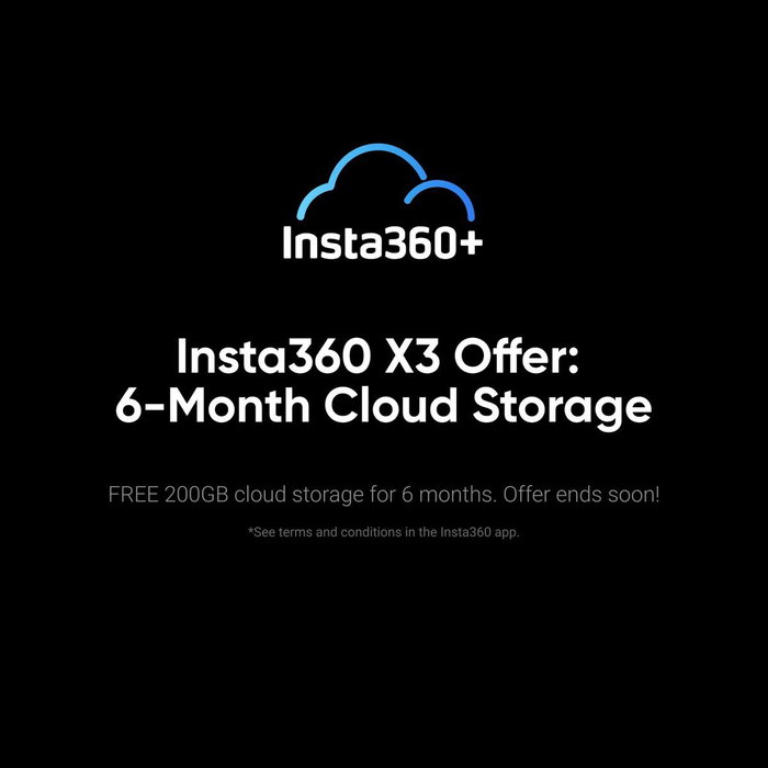 Insta360 Cámara Digital Deportiva 360 X3 INCAMX32 5.7K 72MP HDR Negra