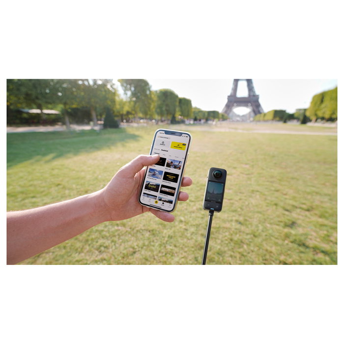 Insta360 X3 Cámara Digital Deportiva 360 5.7K Negra