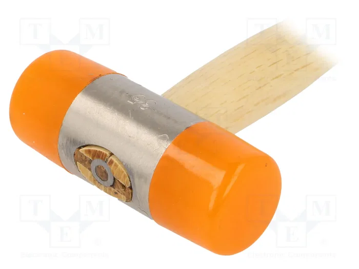BETA Martillo de madera con cabeza redonda de 35mm