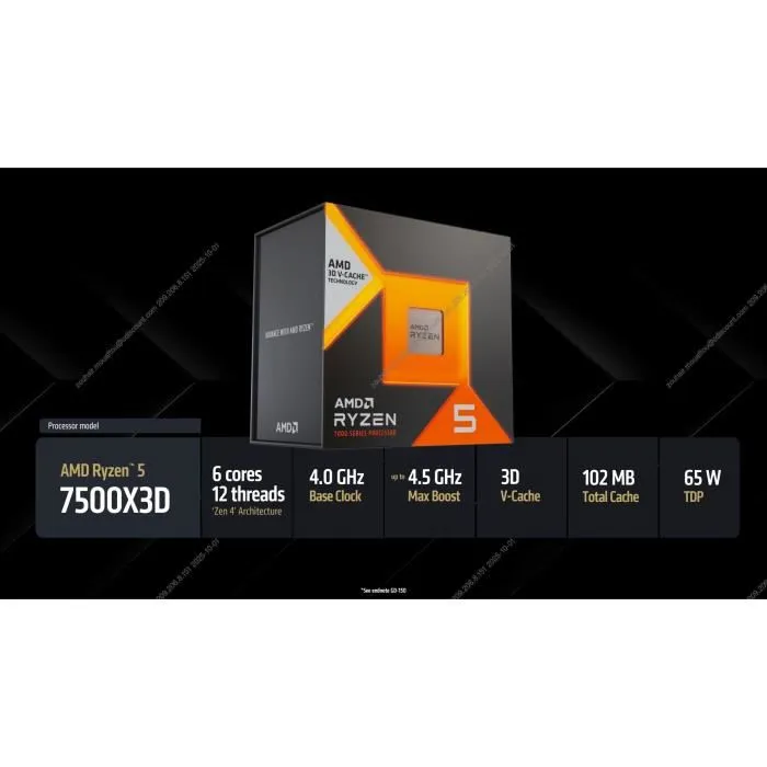 AMD Ryzen 5 7500X3D