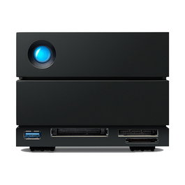 LaCie 2big Dock V2 - Disco Duro Externo de Escritorio 60 TB, Thunderbolt 3 y USB-C, Negro