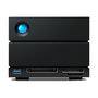 LaCie 2big Dock V2 60TB - Disco Duro de Escritorio Thunderbolt 3 y USB-C, DisplayPort 1.4, Color Negro, 118 x 93.3 x 217 mm, 3.86 kg
